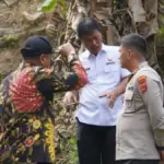 tinjau lokasi kejadian