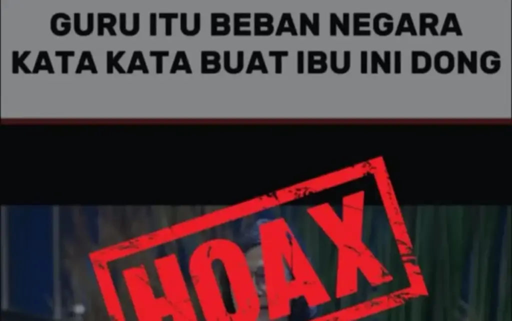 Sri-Mulyani-Sebut-Guru-beban-Negara-Hoax
