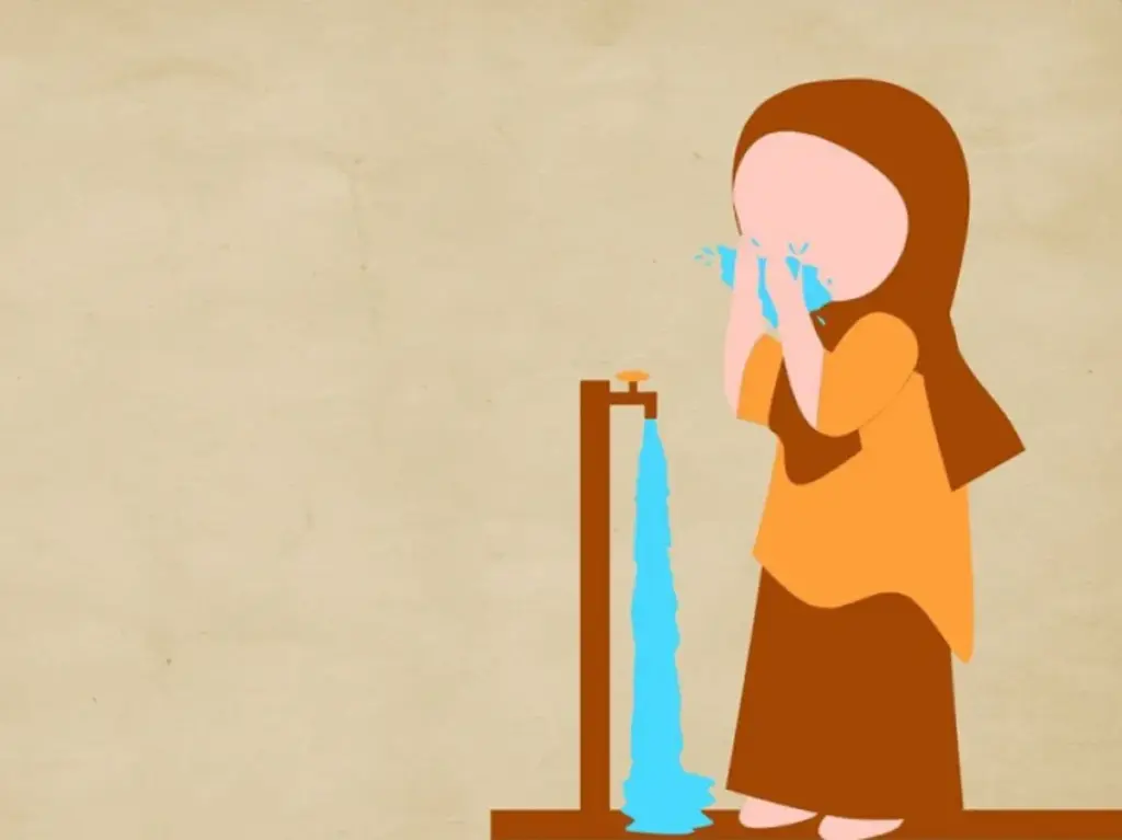 Bersihkan-Wajah-dari-Skincare-sebelum-Berwudhu