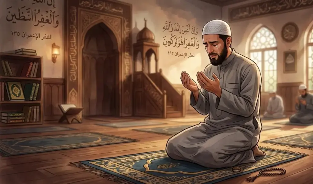 Bolehkah Ahli Waris Meng-Qadha Shalat untuk Orang Meninggal? Simak Hukumnya Merujuk Kitab Fathul Mu’in Ilustrasi-muslim-mendoakan-anggota-keluarga