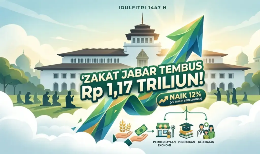 Lompatan Dana Zakat Jabar Tembus Rp1,17 Triliun, Sinyal Kuat Pulihnya Ekonomi Umat di Idulfitri 1447 H Pencapaian-Zakat-Jabar