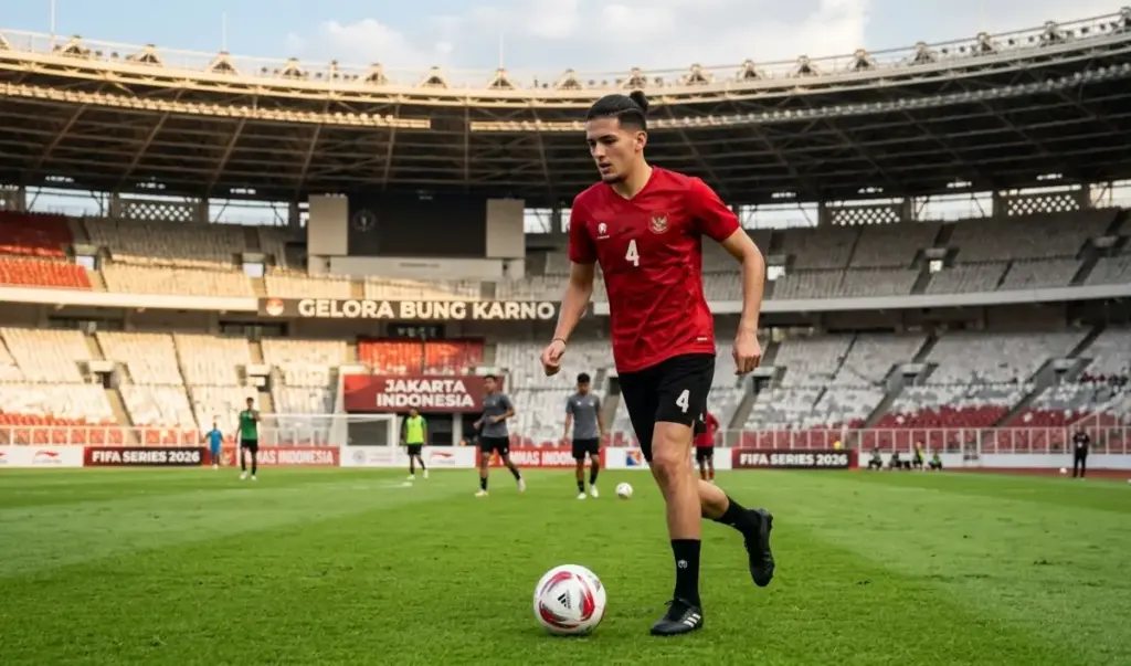 Darah Makassar Bakar Nyali Justin Hubner, Pantang Lembek di FIFA Series Jakarta, Siap Buktikan Kelas Garuda! Timnas-Indonesia-Justin-Hubner