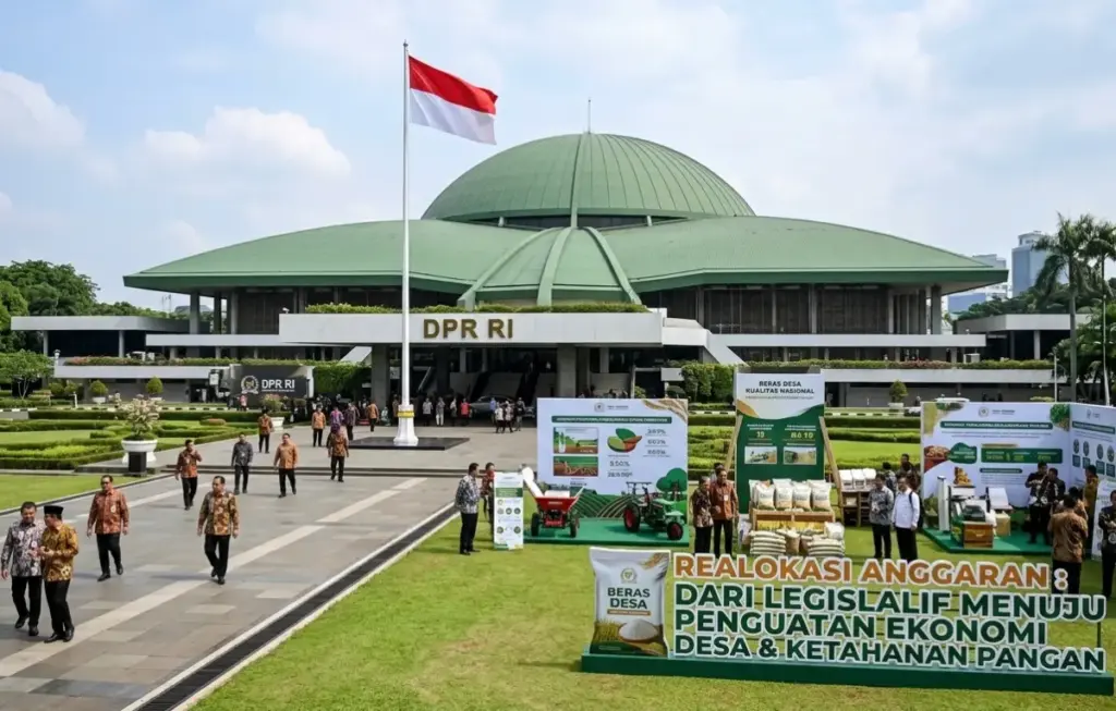 Menakar Urgensi Penghapusan Dana Pensiun Legislator: Antara Beban Fiskal dan Keadilan Sosial Ilustrasi-Gedung-DPR-RI