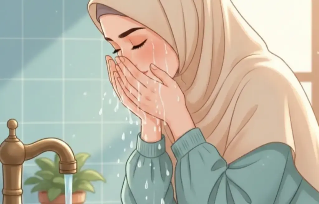 Ilustrasi-Perempuan-Berwudhu