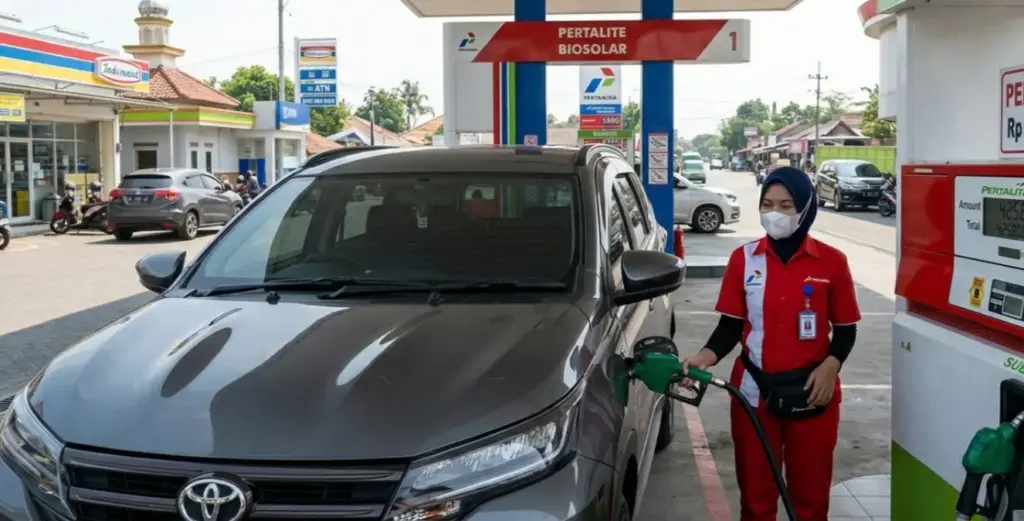 Menkeu Jamin Harga BBM Subsidi Tak Naik hingga Akhir 2026, Warga Pantura Bisa Bernapas Lega Pengisian-BBM-SPBU