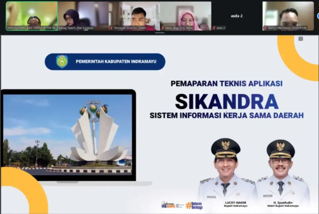 Indramayu-uji-coba-aplikasi-sistem-informasi-kerja-sama-daerah