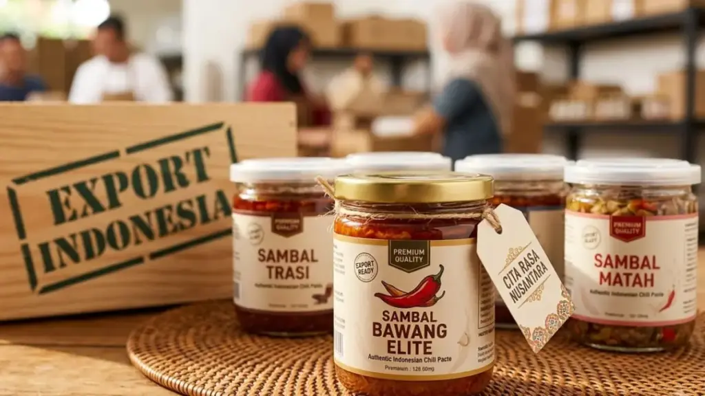 Keruk Devisa Triliunan Rupiah, Bagaimana Sambal Lokal Menjelma Jadi Mesin Pengeduk Pasar Global? Sambal-Olahan-Ekspor