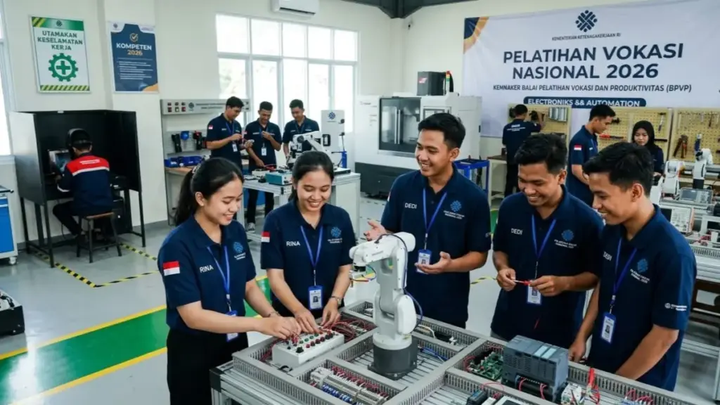 ​Kemnaker Buka Pelatihan Vokasi Gratis Batch 6, Cek Cara Daftar dan Jadwalnya!