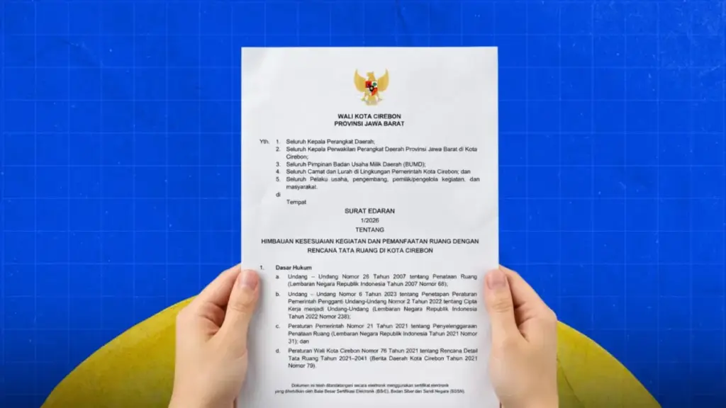 ​Cirebon Perketat Tata Ruang, Bisnis tanpa KKPR Terancam Dibongkar