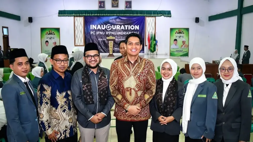 Pelantikan PC IPNU Indramayu, Bupati Lucky Hakim Tantang Pemuda Kawal Indramayu REANG